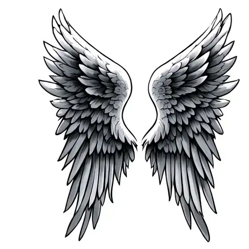 444 And 999 With Angel Wings