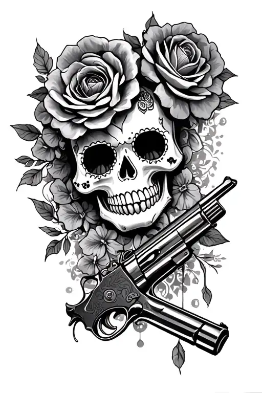 Sugar Skull And Guns