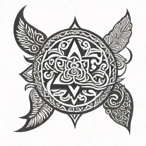 Vietnam Tribal Patterns Symbolizing Strength