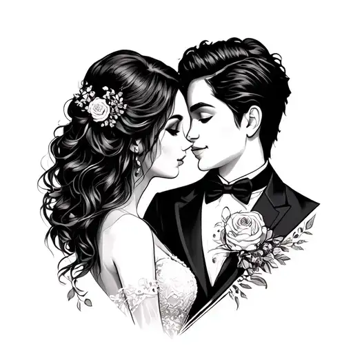 Couples Tatto Inspired On Wedding Song Lyrics