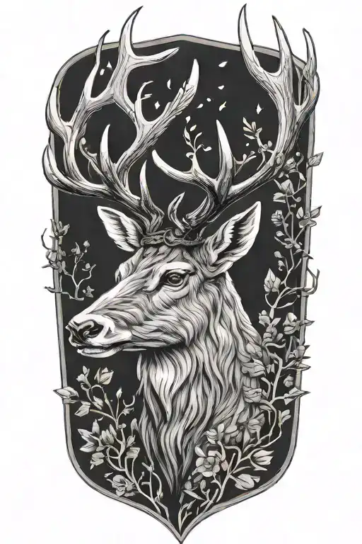 Noble Stag Head