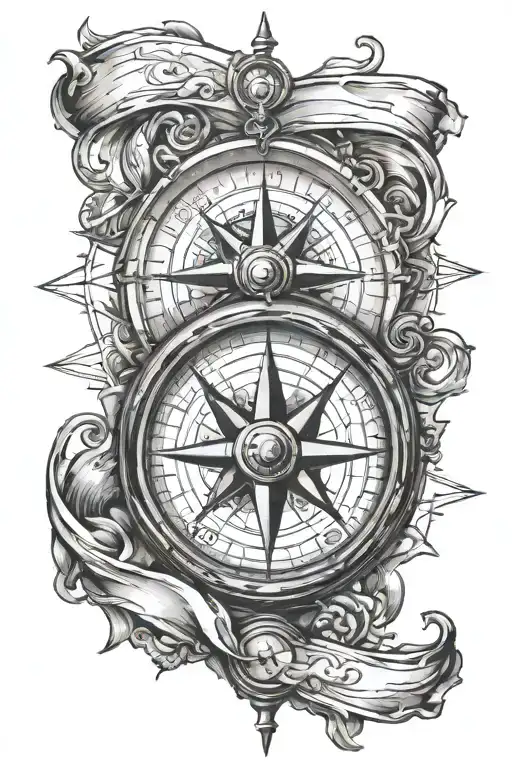 Water Boat Compass