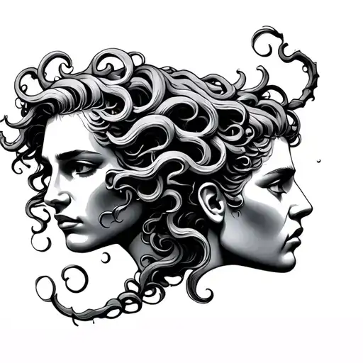 Semi Colin Medusa Head