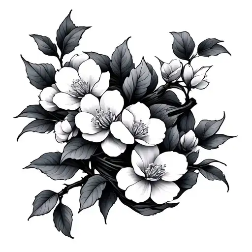 Cherry Blossom Vine Wrapped