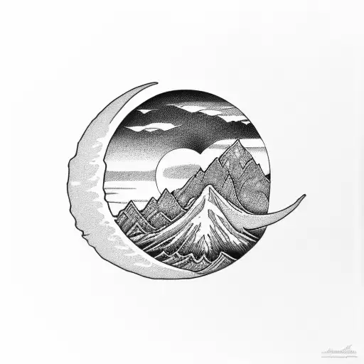 Crescent Mountain Ocean