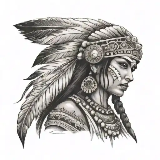 Indian Warrior Woman
