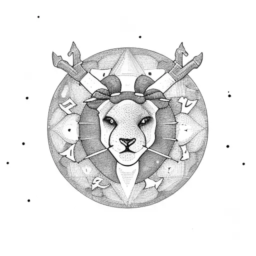 A Heart-shaped Astrology Chart With Leo And Taurus Constellations