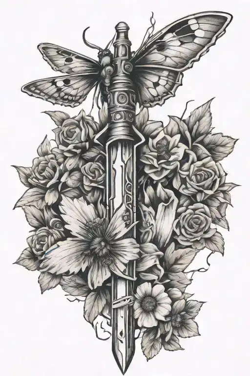 The Last Of Us Moth And Switchblade Knife