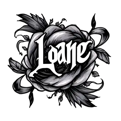 Mix Name Loane To Create A Symbol