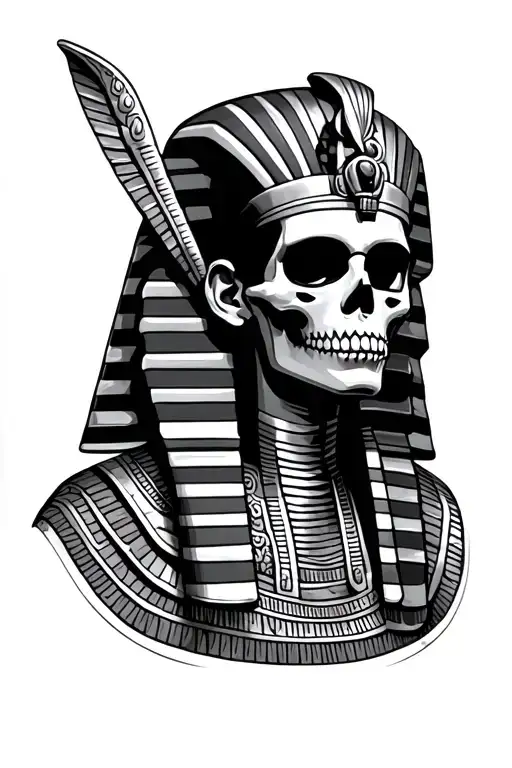 Egyptian Pharaoh Skeleton