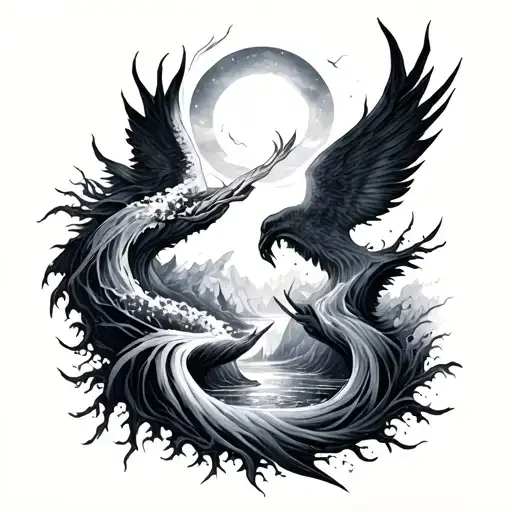 2 Rivers Combing From Heaven And Connecting Into Veins