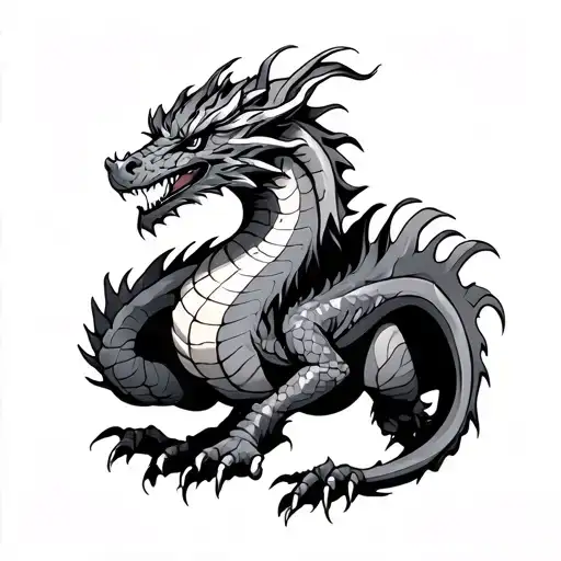 Dragon Beast Tattoo