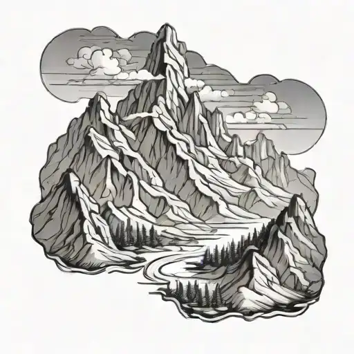 Horns Mountain Range