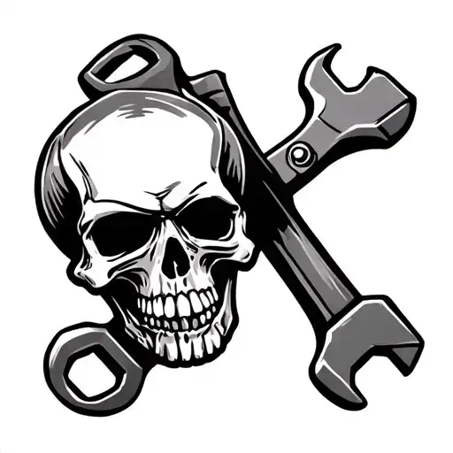 Skull Wrench & Hammer
