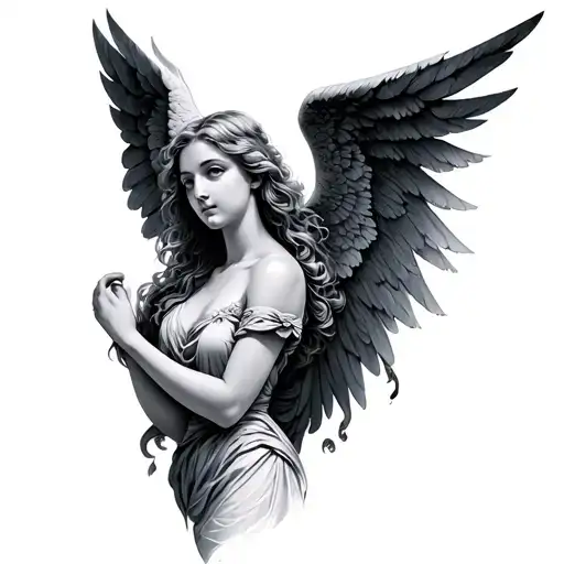 Sam Beautiful Angel Holding