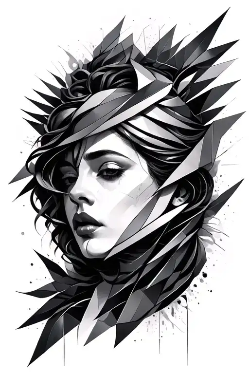 Geometric Black And Grey