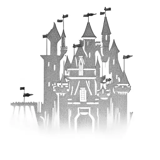 Disney Castle With Star Was