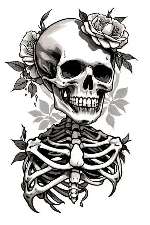 Skeleton Tattoo For Hand