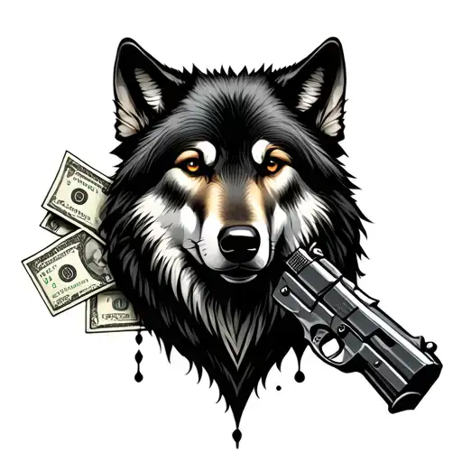 Galxy Dream Cather Wolf Guns Money Drugs