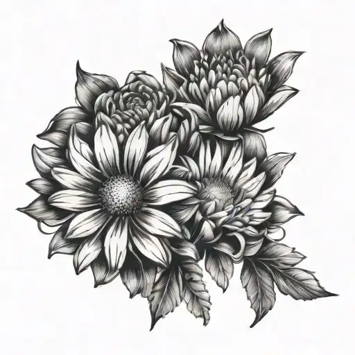 Daisy Rose Aster Flower