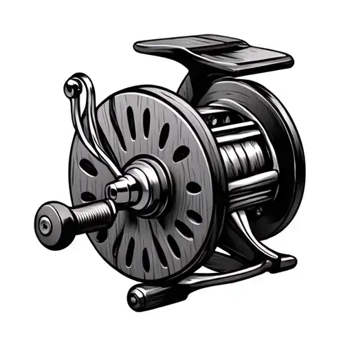 Wooden Fishing Reel