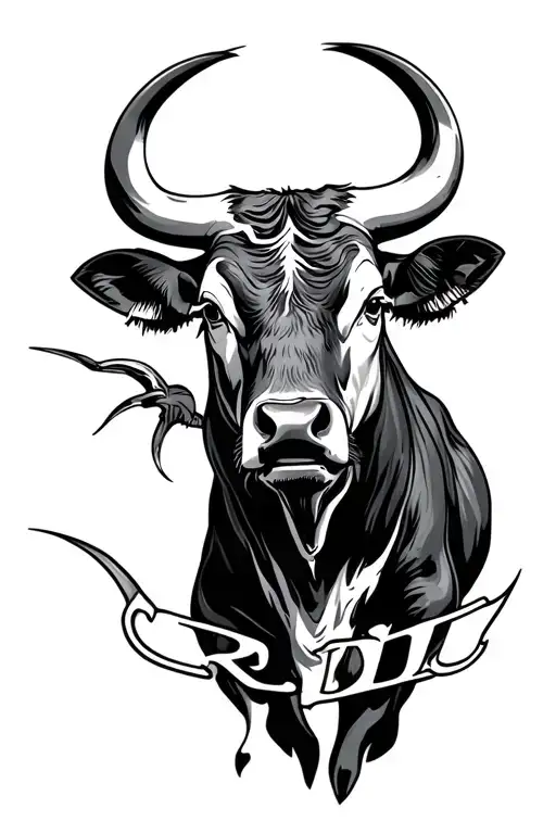 Line Bull With 35 And Brinker