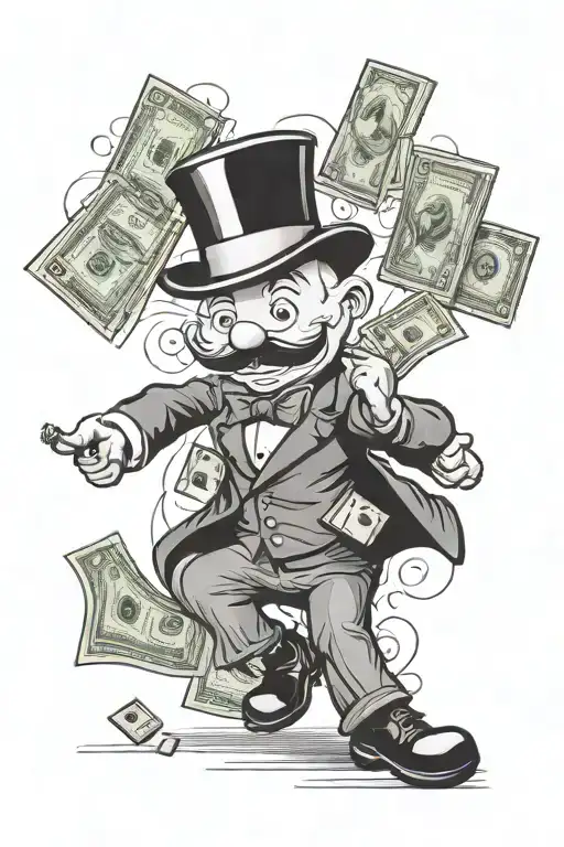 Monopoly Man With Money