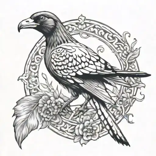 Ring Neck Pheasant And Vizsla Dog Pointing