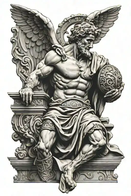 Roman Statue Full Sleeve