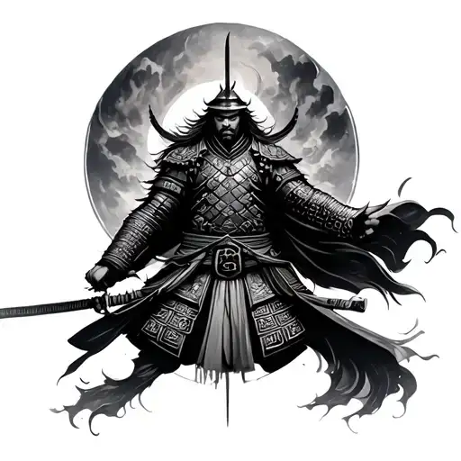Samurai As Vitrovian Me