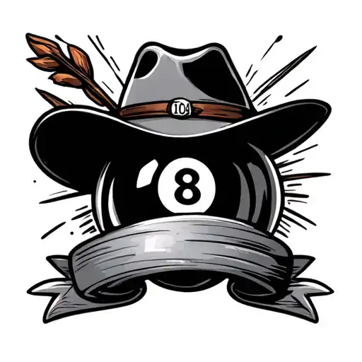 Western Theme 8 Ball