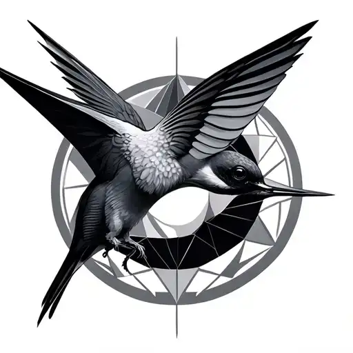 Kolibri Geometric Triangels Circle