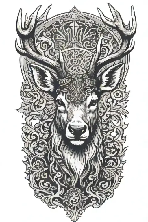 Noble Stag Head
