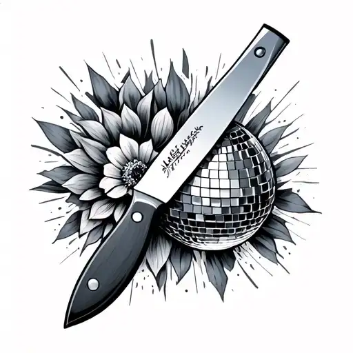 Chef Knife With Disco Ball