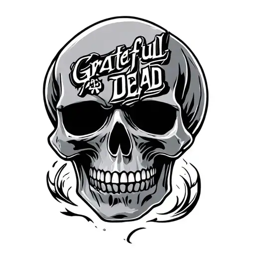Grateful Dead Skull With Phish Logo Inside
