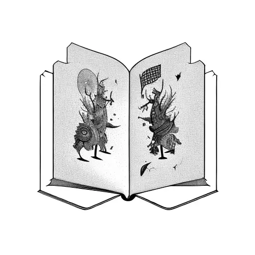 An Open Book With Pages Transforming Into A Vibrant Landscape Of Different Countries