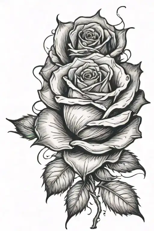 Dead Rose Drop Falling