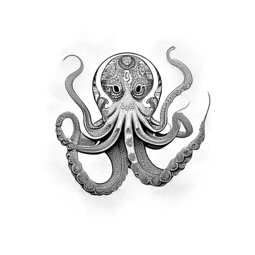 Design A Tattoo That Incorporates An Octopus And Turkish Motifs