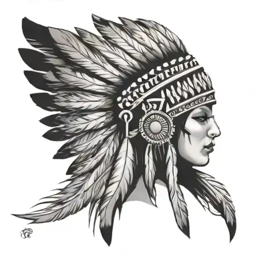 Feminine Native Headdress