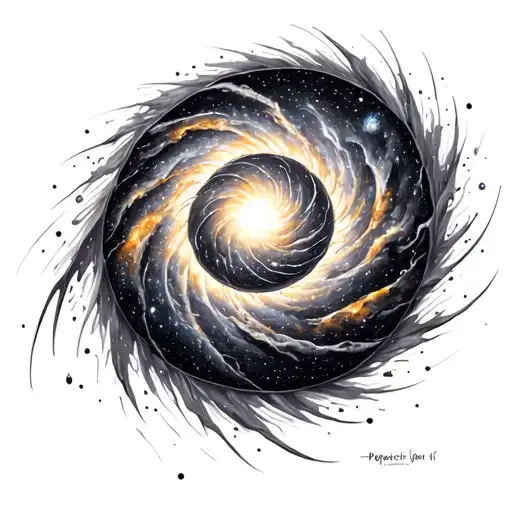 Golden Spiral Galaxy