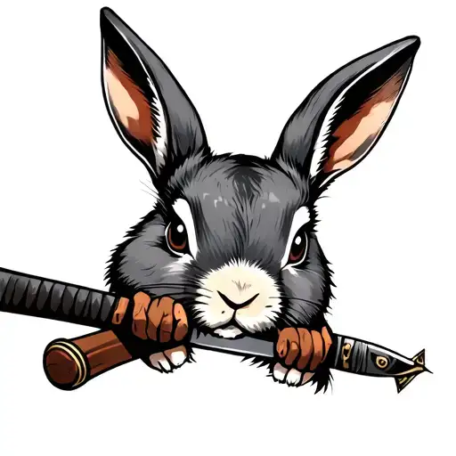 Rabbit Holding Katana