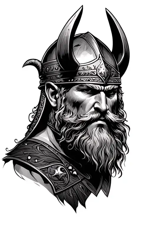 Swedish Viking Warrior Face