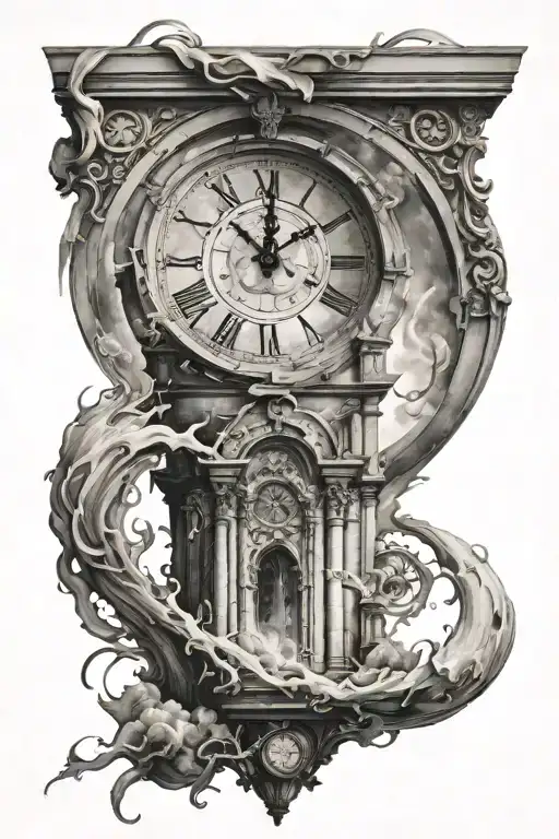 Clock Tower Fading Away