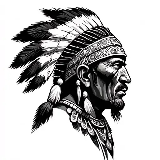 Ugandan Tribal Warrior Chief