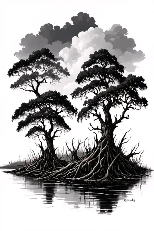Louisiana Swamp Trees