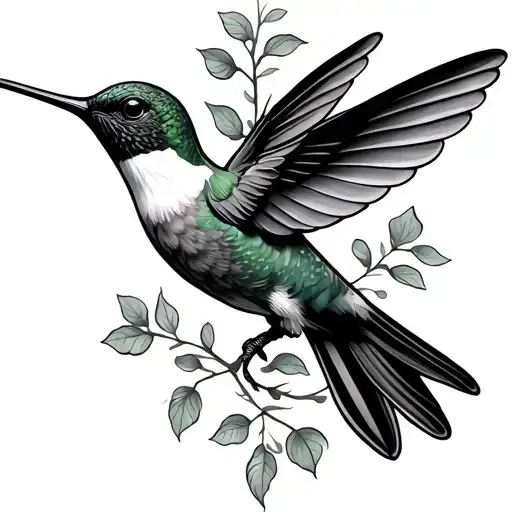Hummingbird And Vine Wrapping