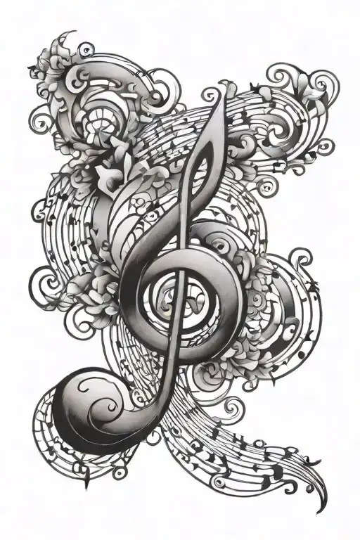 Badass Semicolon Musical Note