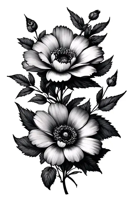 Fewer Flowers Less Black