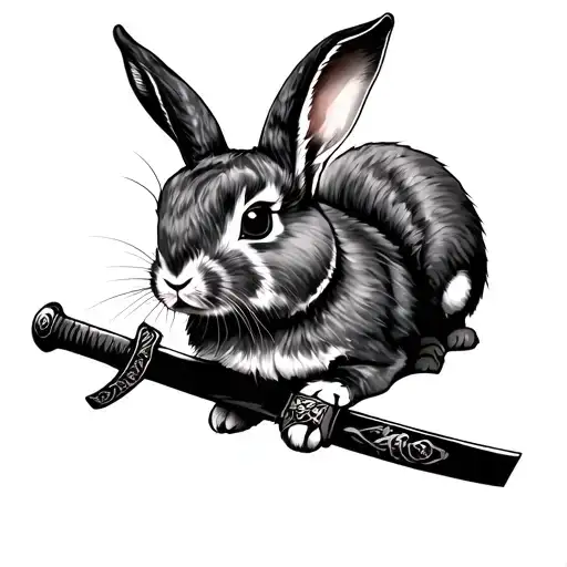 Rabbit With Katana