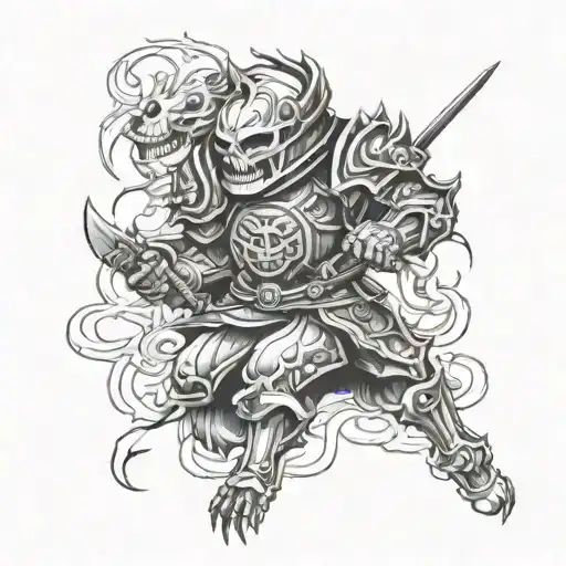 Fu Dog Versus Skull Knight